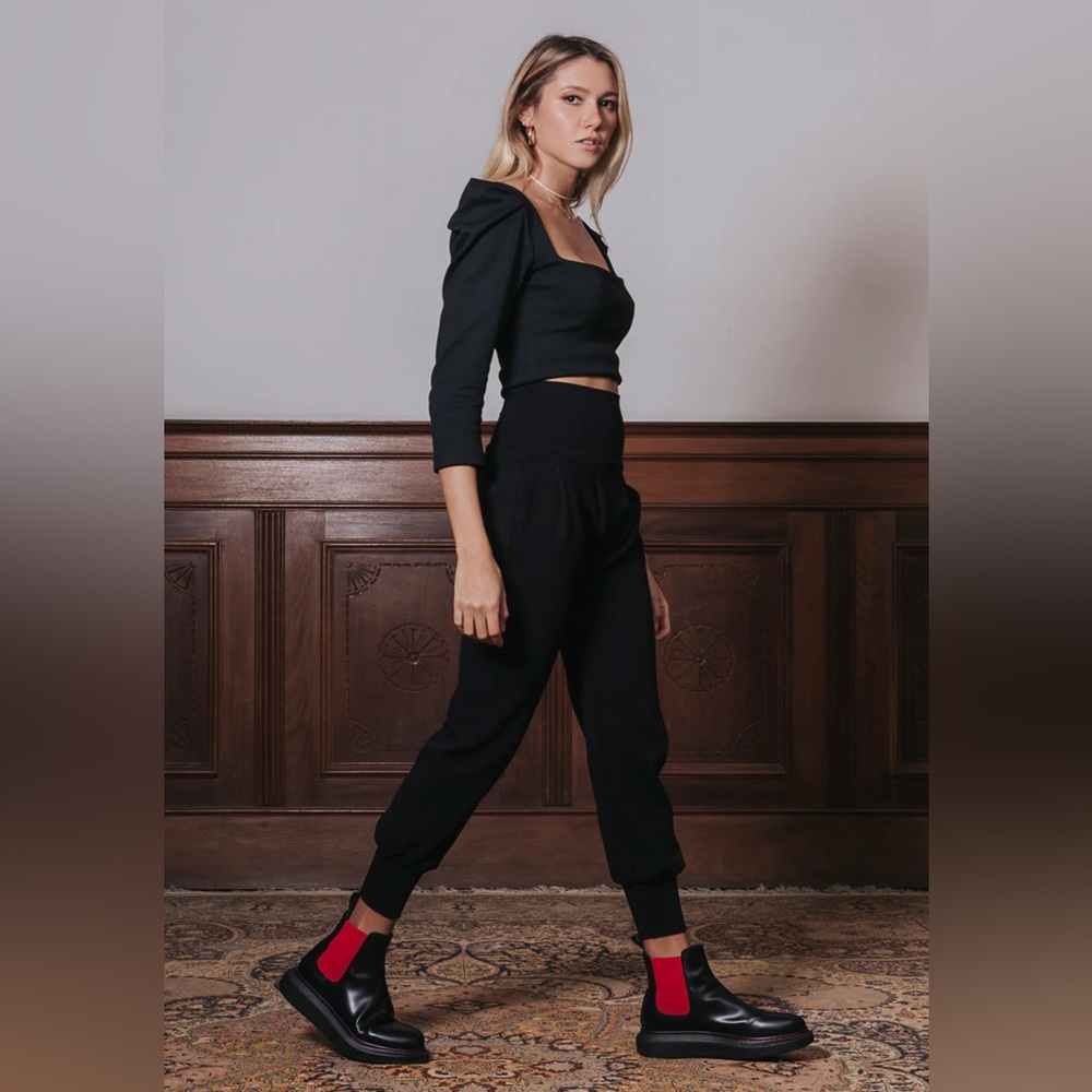 Port De Bras Jazmin Pant in Black